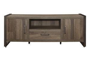 Alternative view of 63" TV Stand - Brown
