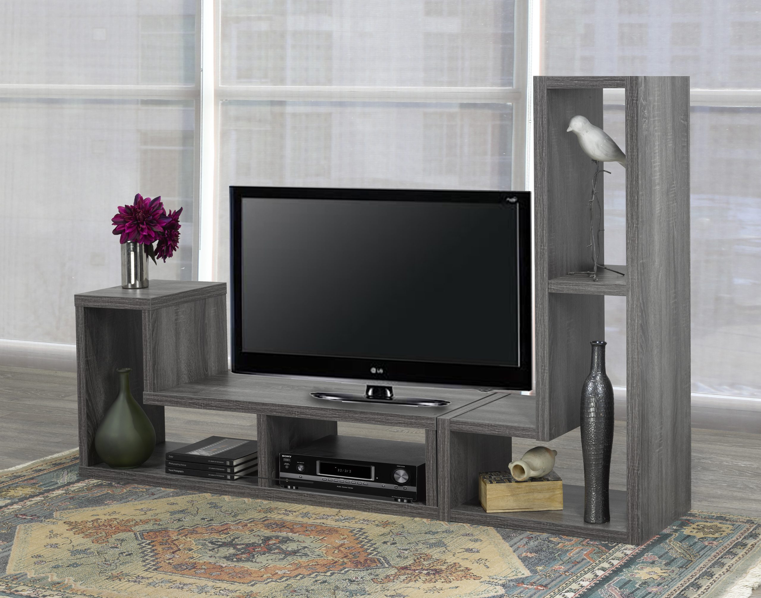 MULTI CONFIG TV STAND - GREY - Image 4
