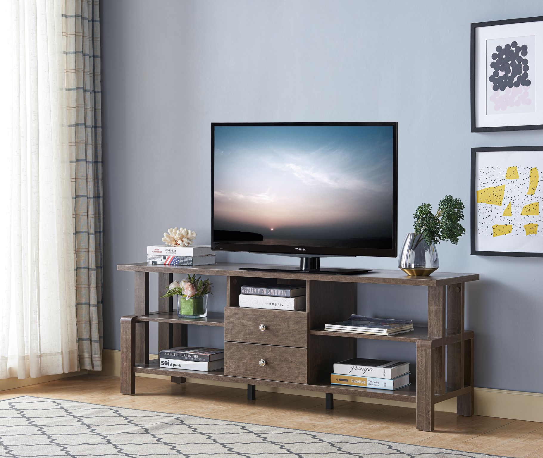 60'' TV Stand - Walnut