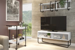 Alternative view of 55" TV Stand - White