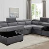 IF-9090 LHF Sectional Sofa Bed
