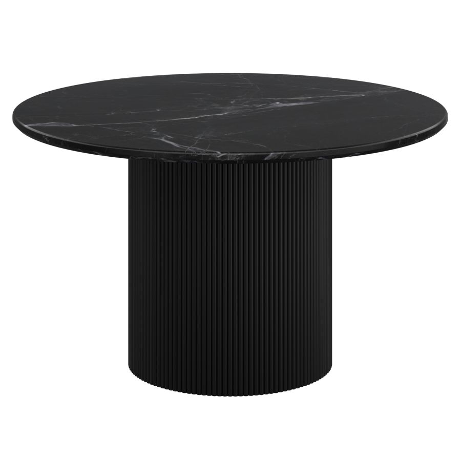 Jilsa Round Black Dining Table - Image 9