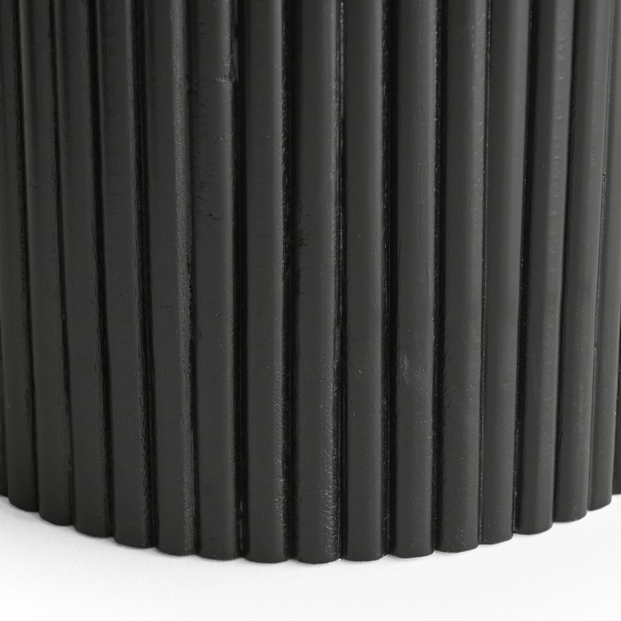 Jilsa Round Black Dining Table - Image 5