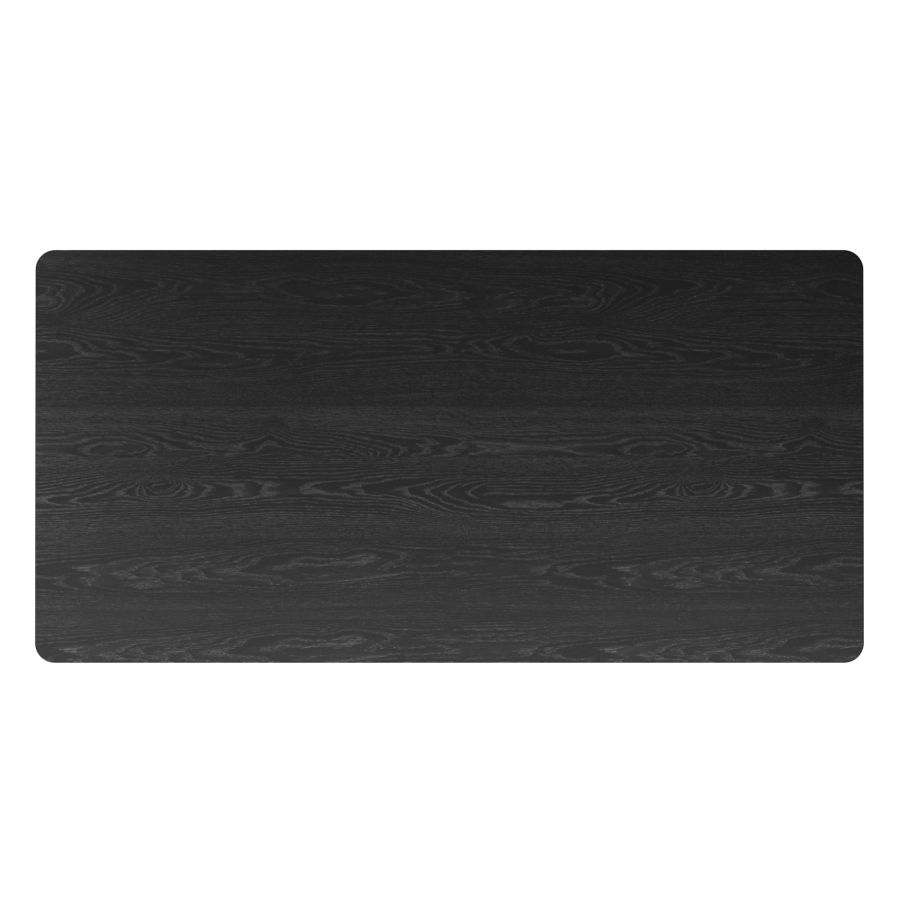 Sangra 79 Inch Large Rectangular Dining Table in Black - Image 7