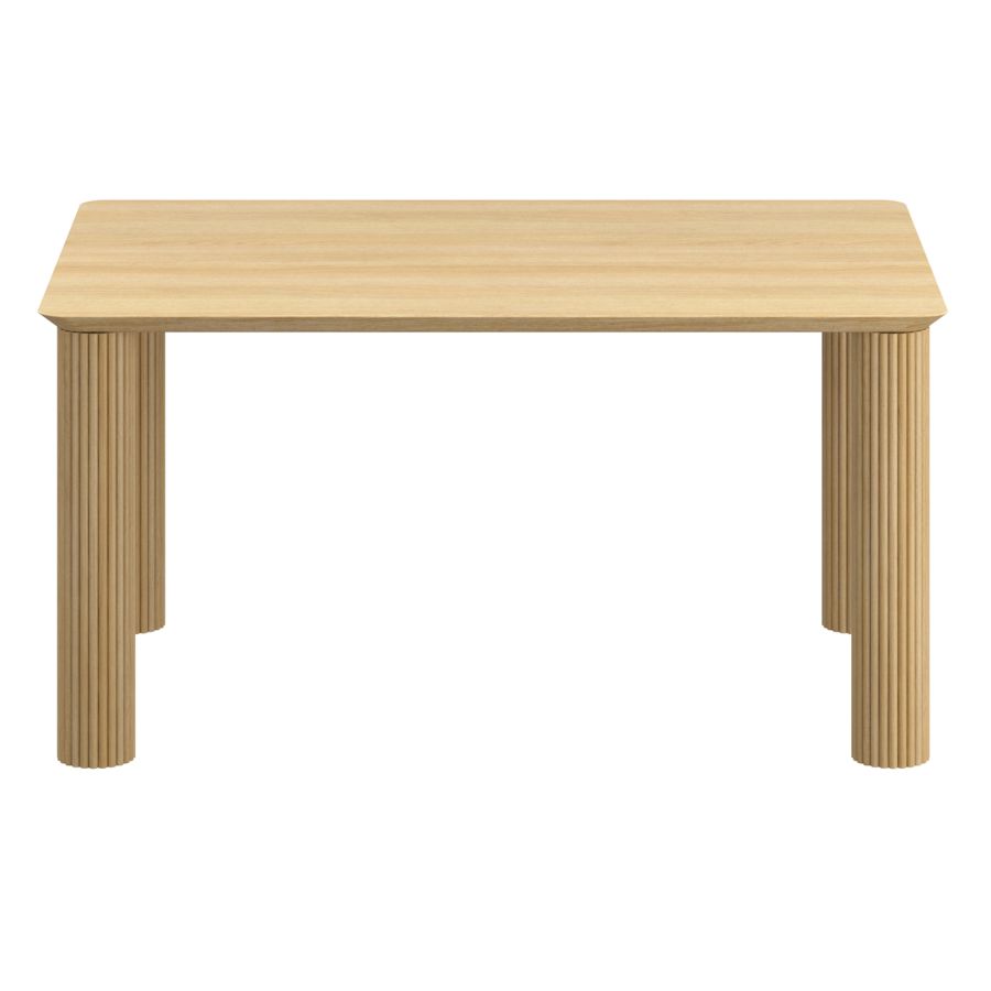 Sangra 59 Inch Small Rectangular Dining Table in Natural - Image 5