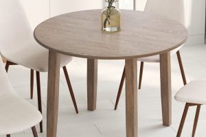 Alternative view of Conrad Walnut Round Dining Table