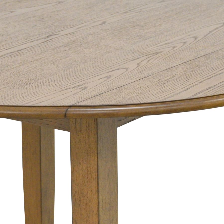 Conrad Walnut Round Dining Table - Image 4