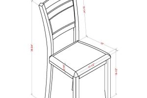 Alternative view of Conrad Walnut & Beige Dining Chair, Set of 2