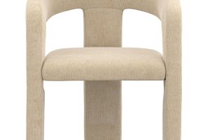 Alternative view of Amara Beige Dining Chair-Set of 2