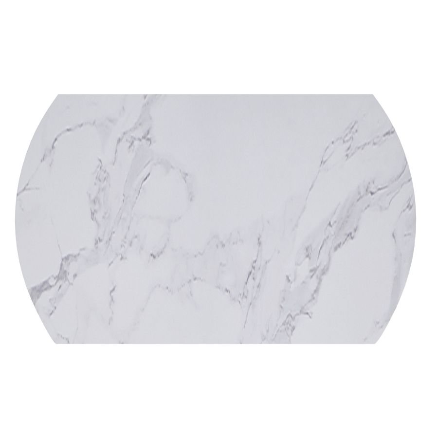 Calisto/Scarlet 5pc Dining Set in White Table with Ivory Chair - Image 7