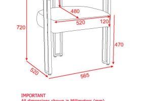 Alternative view of Calisto/Scarlet 5pc Dining Set in White Table with Ivory Chair
