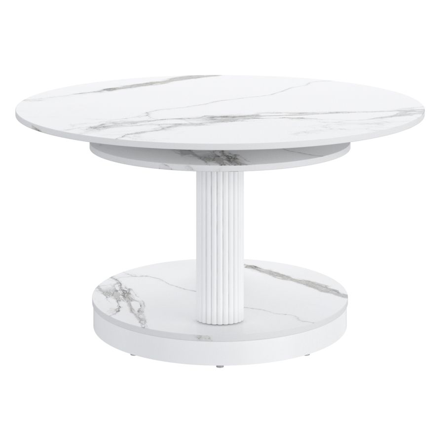 Elara White Coffee Table 301-198WT - Image 2