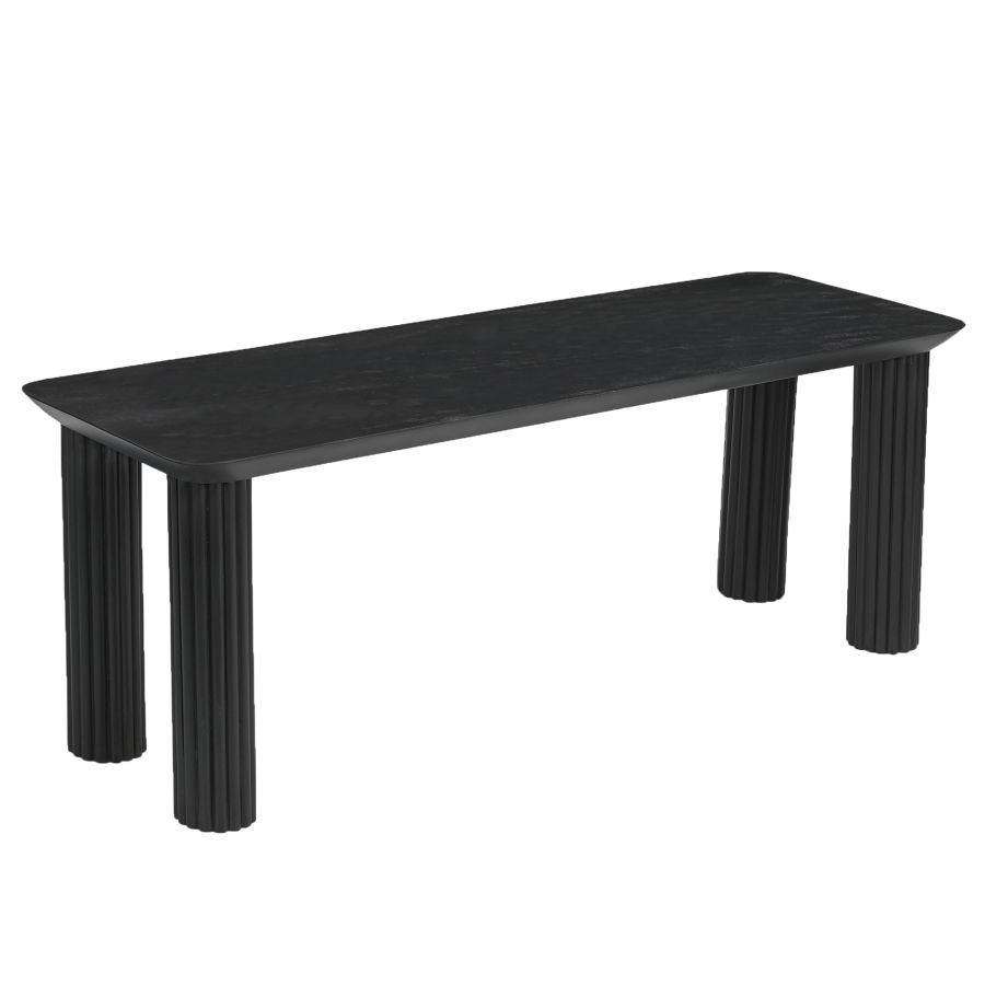 Sangra 51 Inch Bench in Black
