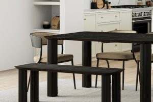 Alternative view of Sangra 51 Inch Bench in Black