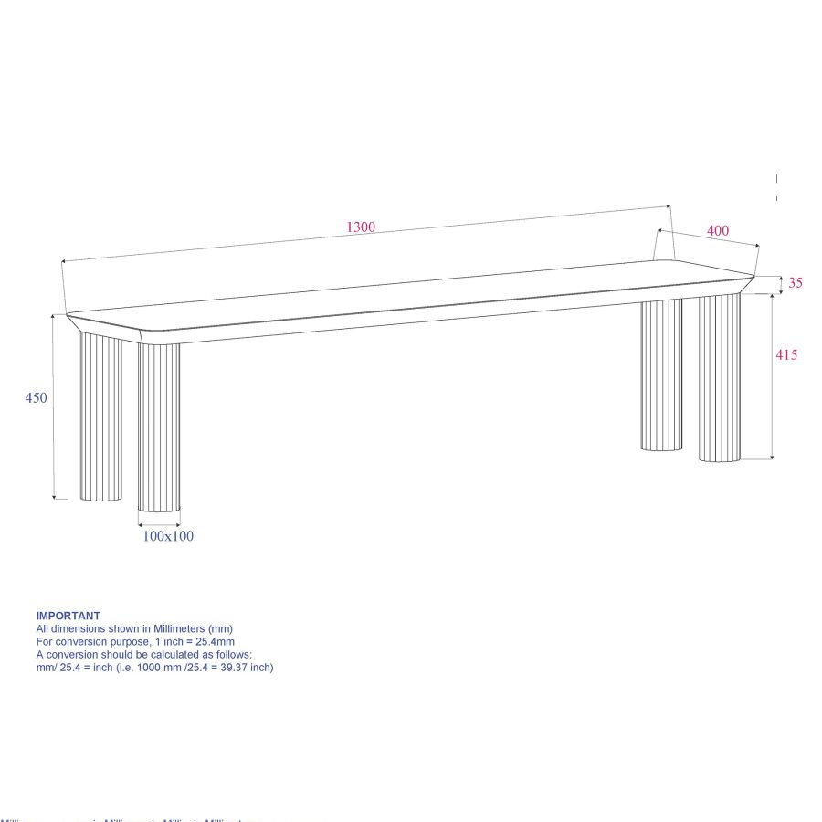 Sangra 51 Inch Bench in Natural - Image 8