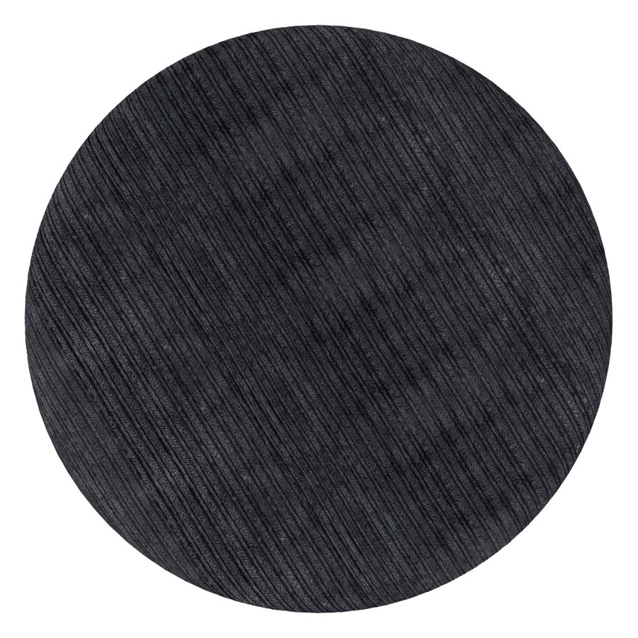 Willo Round Ottoman in Black - Image 7