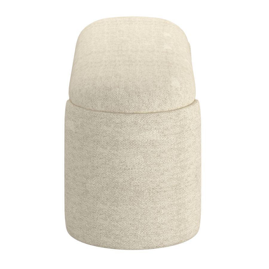 Daphne Storage Ottoman in Beige - Image 6