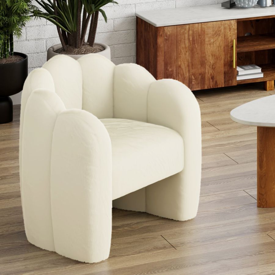 Pandora Ivory Accent Chair - Image 2