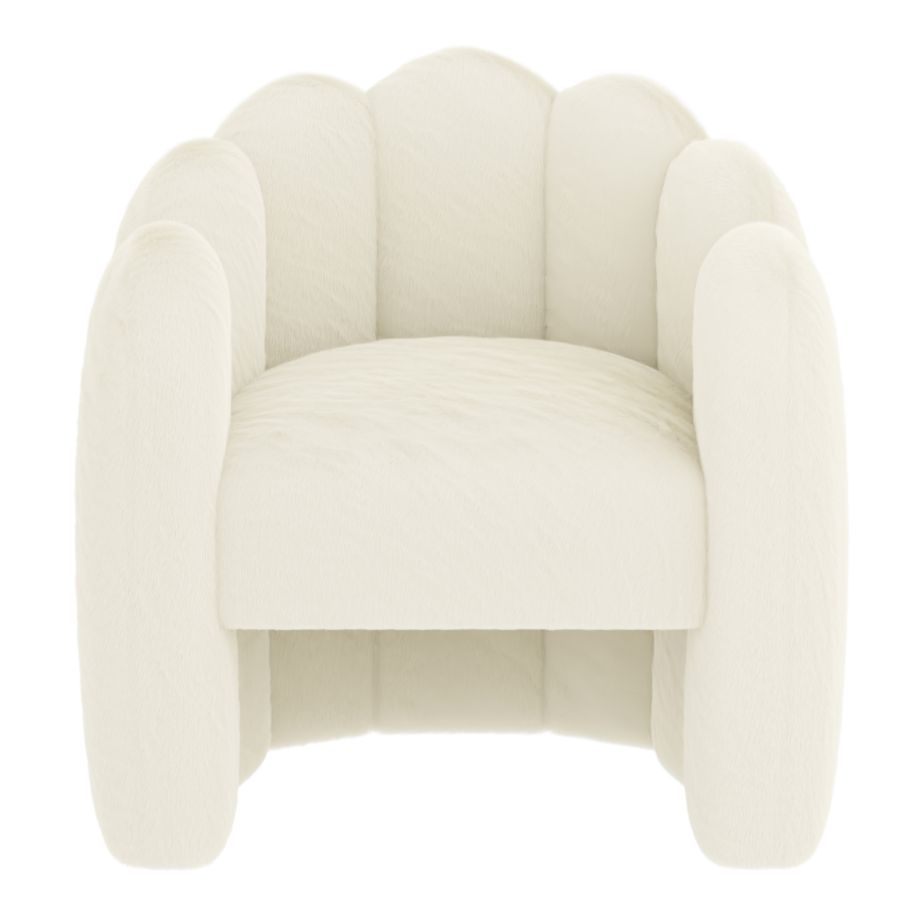 Pandora Ivory Accent Chair - Image 8