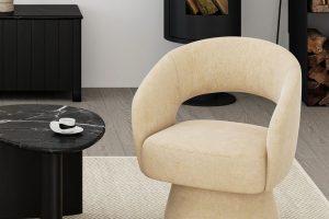 Alternative view of Santo Accent Chair in Beige