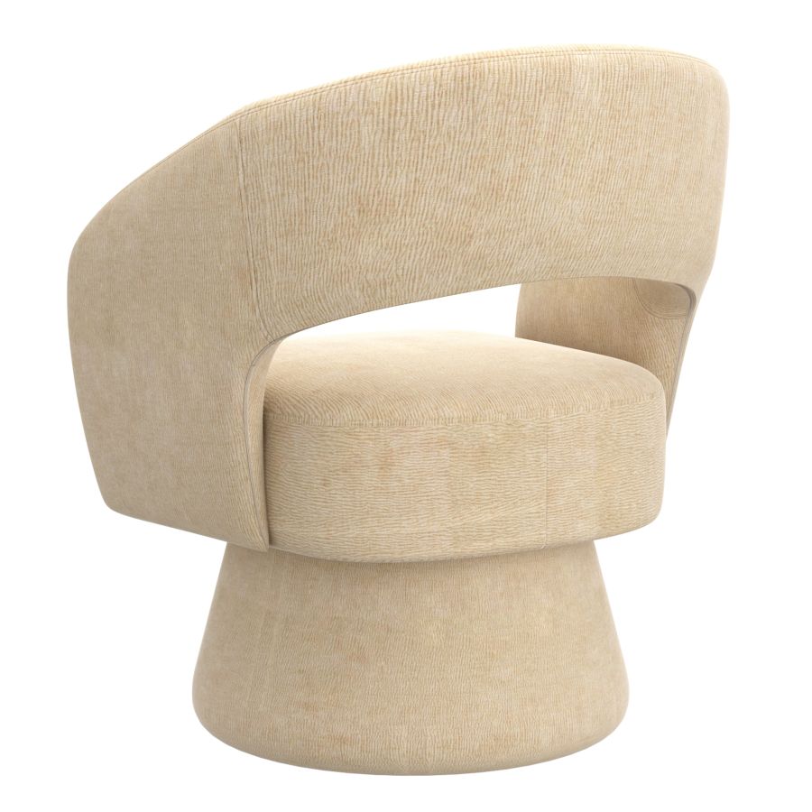 Santo Accent Chair in Beige - Image 3