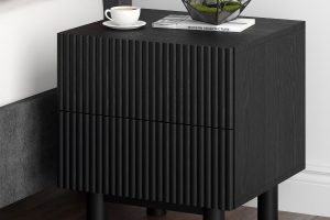 Alternative view of Sangra 2 Drawer Accent Table in Black