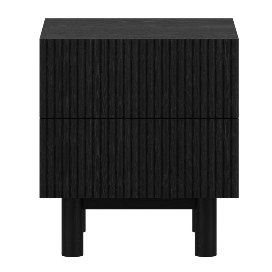 Sangra 2 Drawer Accent Table in Black - Image 5