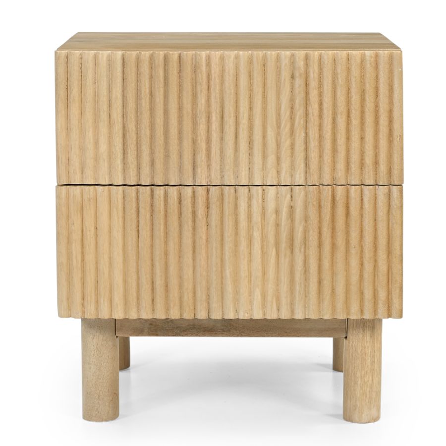 Sangra 2 Drawer Accent Table in Natural - Image 6