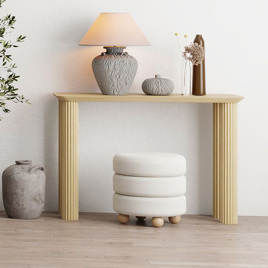 Sangra Console Table in Natural - Image 2