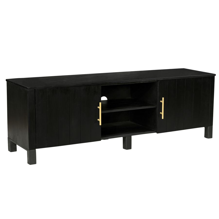 Camden Black Media Cabinet - Image 8