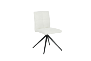 DINING CHAIR SET OF 2 WHITE