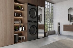 Alternative view of LG WKHC252HBA Washer Dryer
