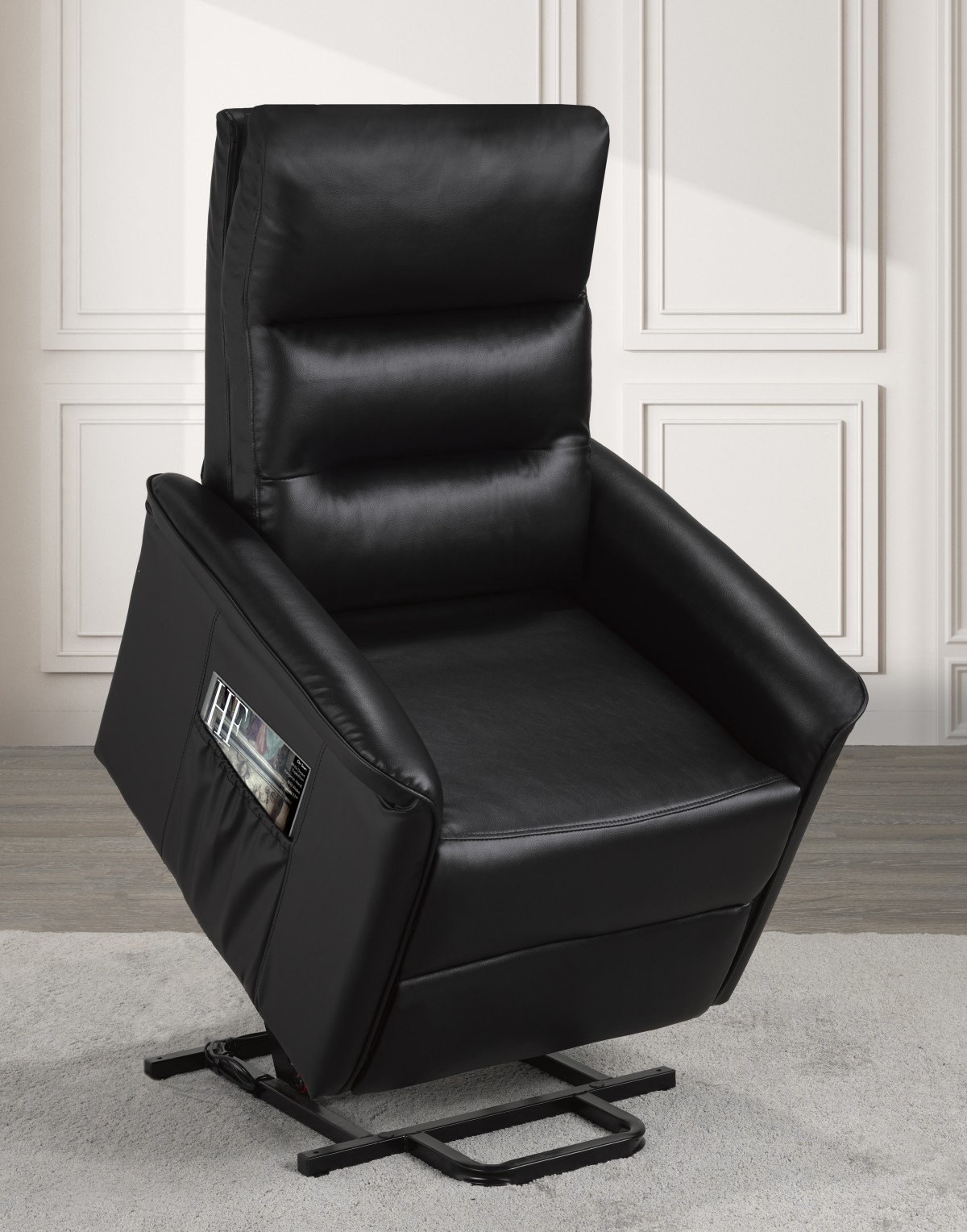 RECLINER LIFT CHAIR, BLACK - Image 3
