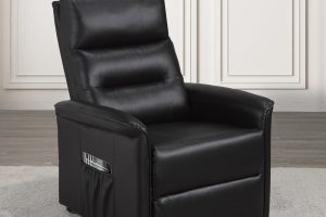 Alternative view of RECLINER LIFT CHAIR, BLACK