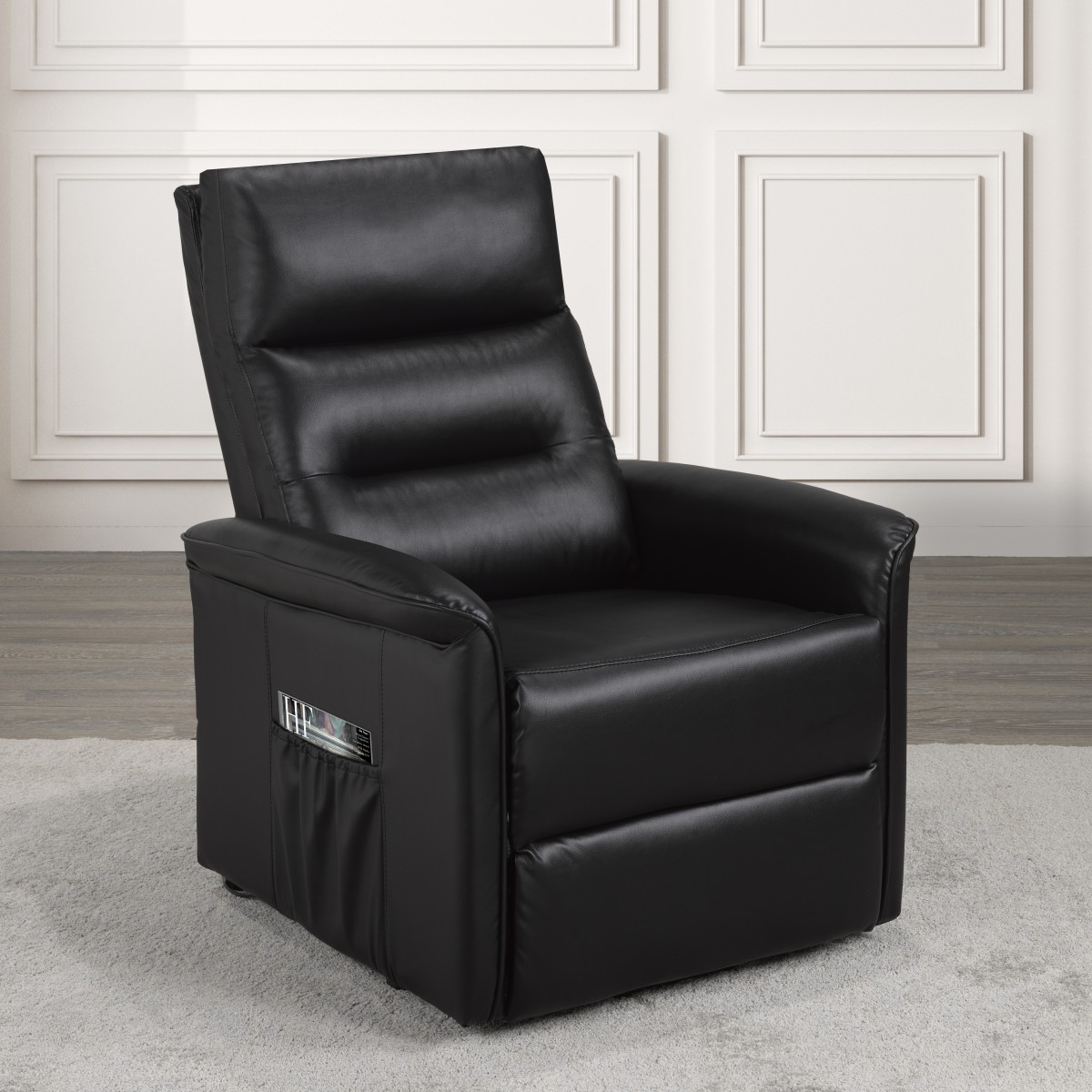 RECLINER LIFT CHAIR, BLACK - Image 2