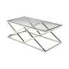 COFFEE TABLE - SILVER
