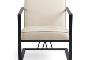 Alternative view of Fairmont Black Accent Chair