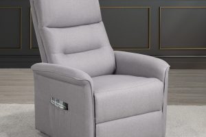 Alternative view of RECLINER LIFT CHAIR, LIGHT GREY
