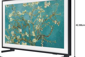 Alternative view of Samsung 32 Inch The Frame Smart QLED (QN32LS03CBFXZC)