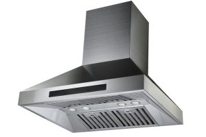 Alternative view of Prague 900CFM 36" Island Silver