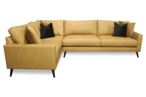 Alternative view of Anejo Leather Sectional
