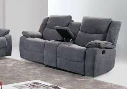 MONOCO - gry manual Recliner Sofa - Image 2