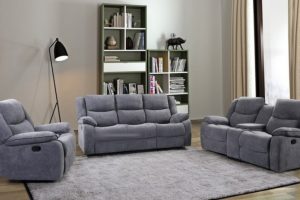 MONOCO - gry manual Recliner Sofa
