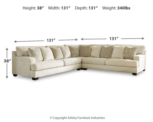 Rawcliffe 3 Piece Sectional - Image 6