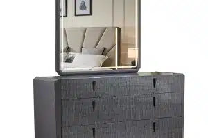 Alternative view of BEDROOM SET (GREY)