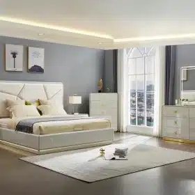 BEDROOM SET (BEIGE)