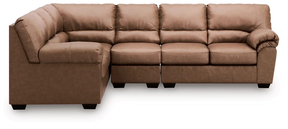 WillowBend 3 Piece Sectional Caramel - Image 3
