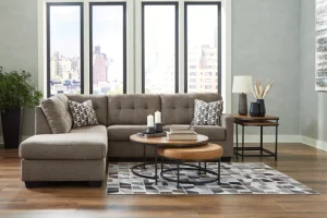 Alternative view of Mahoney 2-Piece Sectional Chocolate