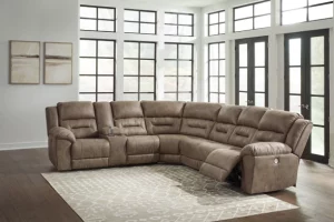 Alternative view of Ravenel 4-Piece Power Reclining Sectional