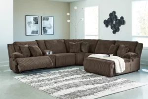 Alternative view of Top Tier Reclining Sectional with Chaise